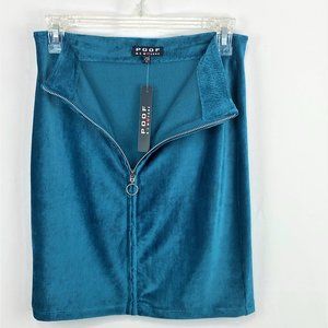 Poof New York - Velvet Corduroy Zip front …
